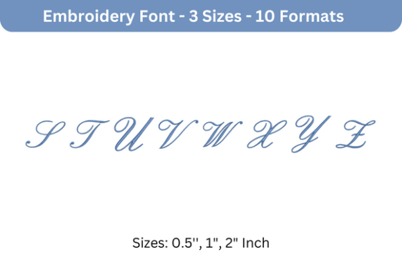 English Font Uppercase S to Z Review
