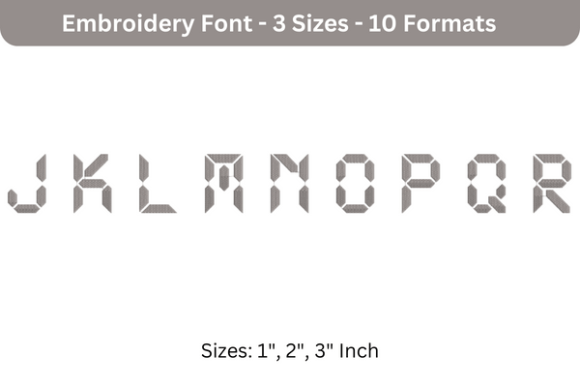 LCD Font J to R Review