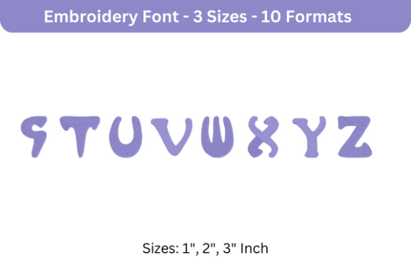 Mucha French Font S to Z Review