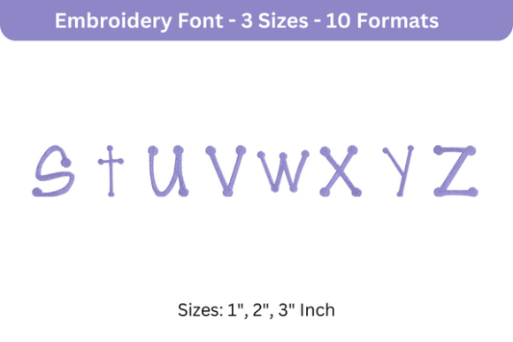 Scrap Girl Dots Font S to Z Review