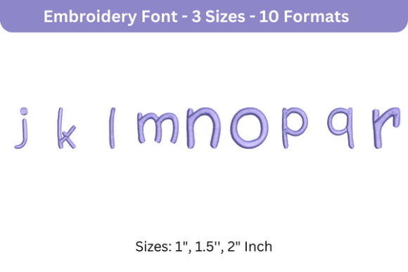 Second Grader Font J to R Review